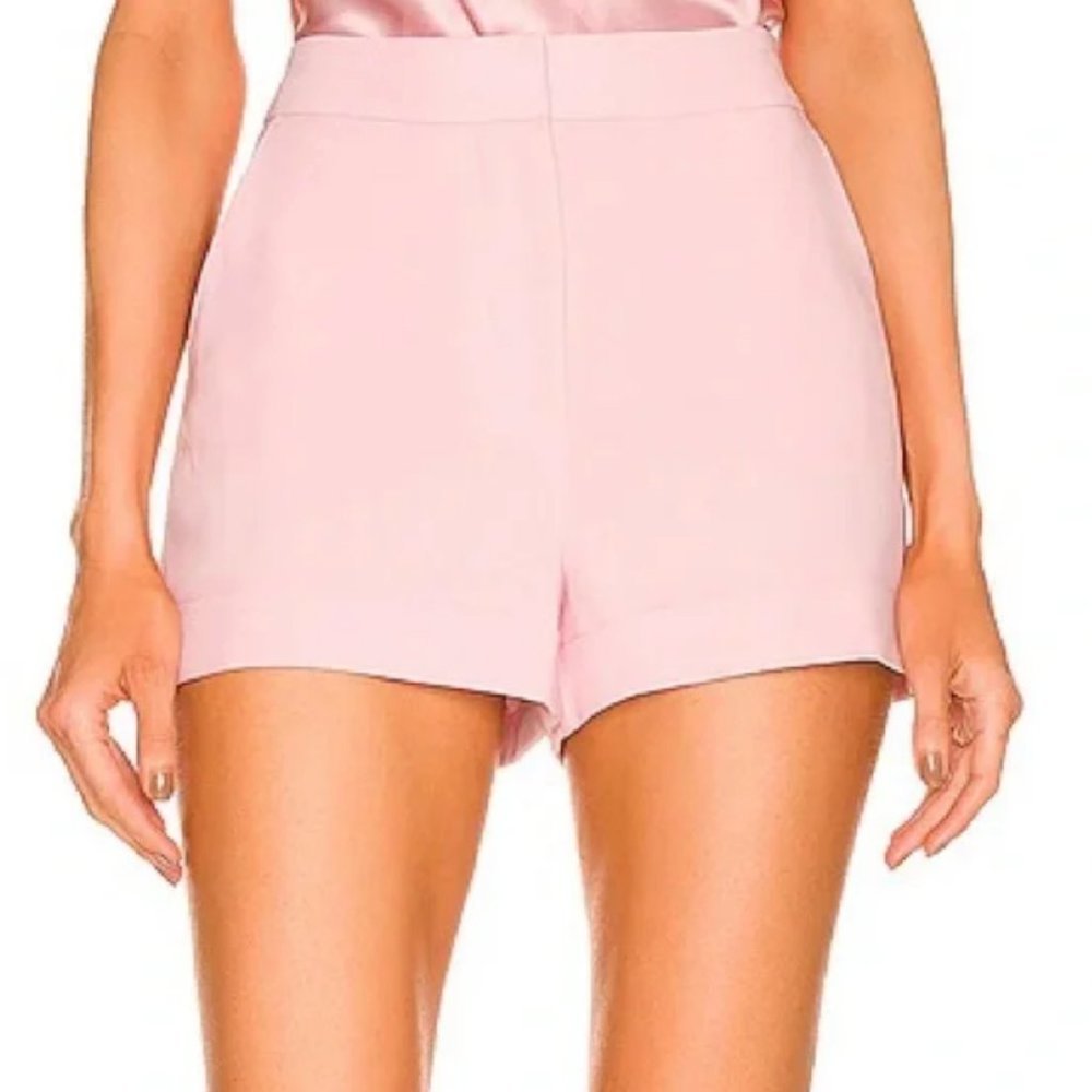 Cinq a Sept Elaine Light Pink Crepe Shorts Size 6